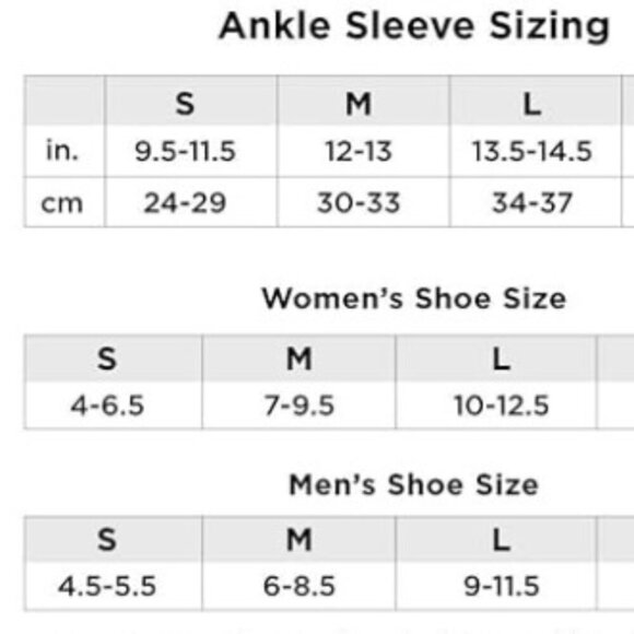 5 Tommie Copper Unisex Ankle Sleeves SIze S Nude New - Picture 4 of 4